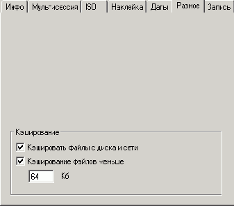 Параметры прожига